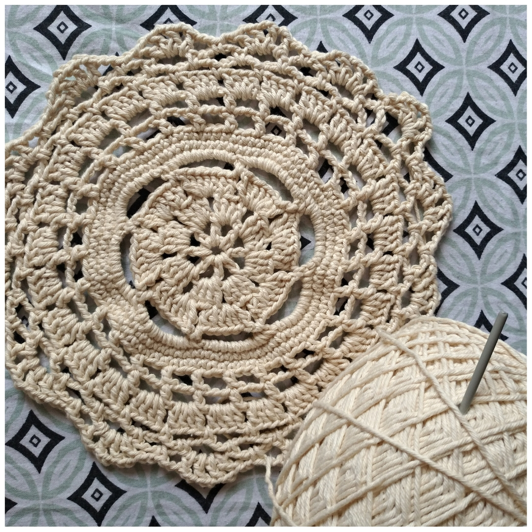 Qual a melhor linha para sousplat de crochê?