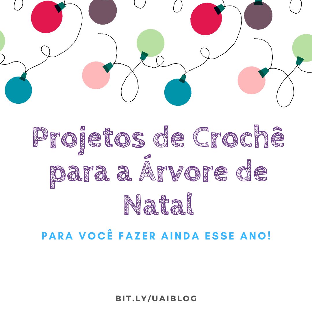 Projetos de Crochê para a Árvore de Natal