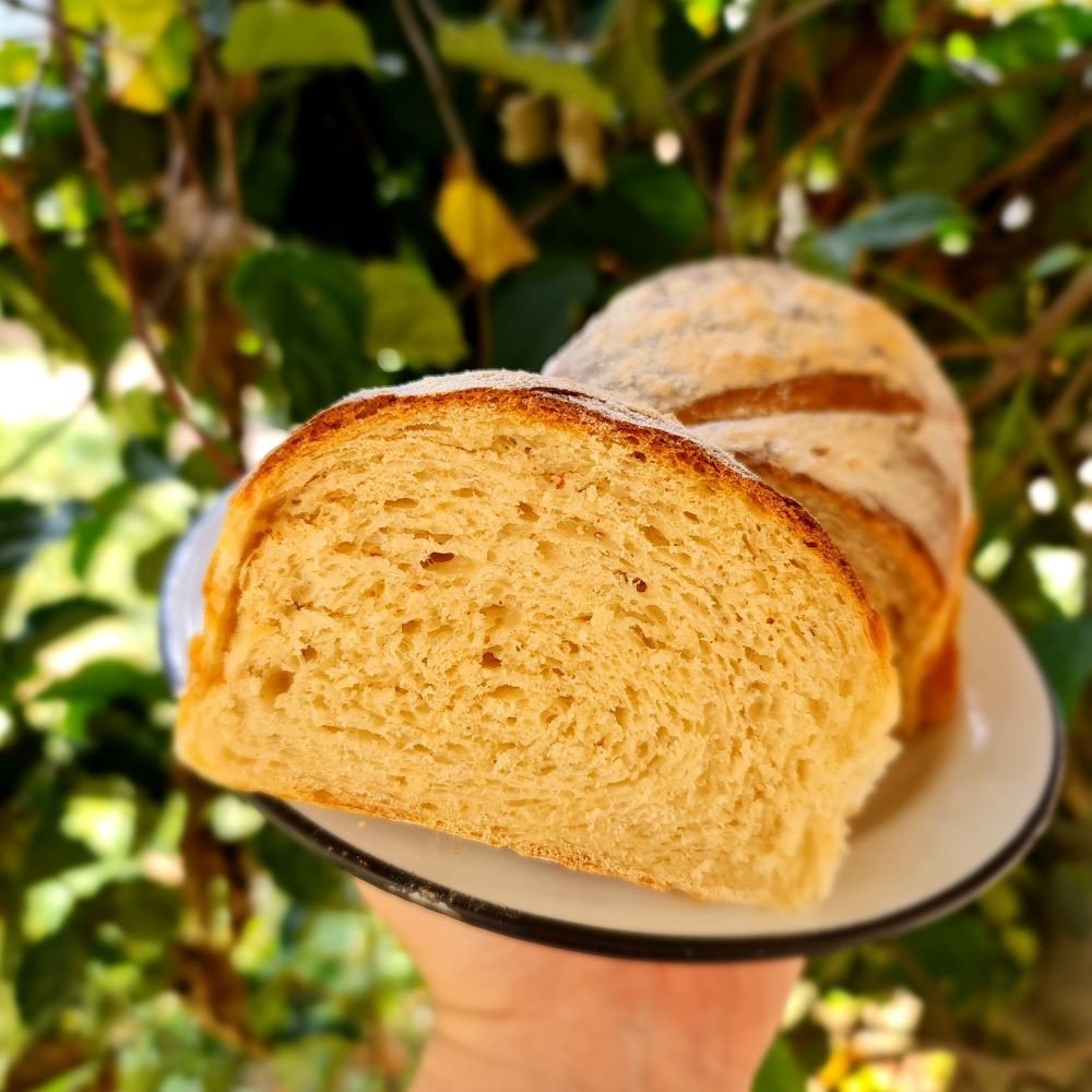 Pão de 20 dobras com apenas 4 ingredientes